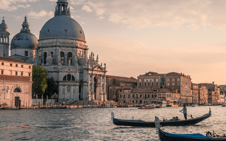 Santa Maria della Salute, Venice Historic church near the canal in Venice.